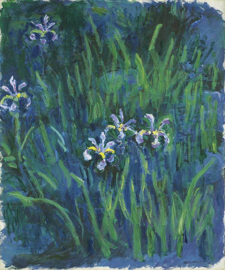 Iris #1 Painting by MotionAge Designs