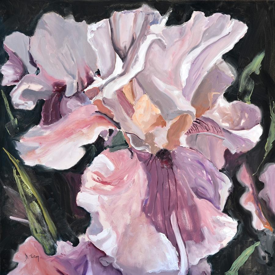 Irises #2 Painting by Donna Tuten