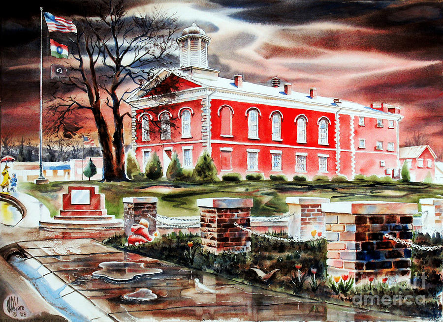 Iron County Courthouse II Painting by Kip DeVore