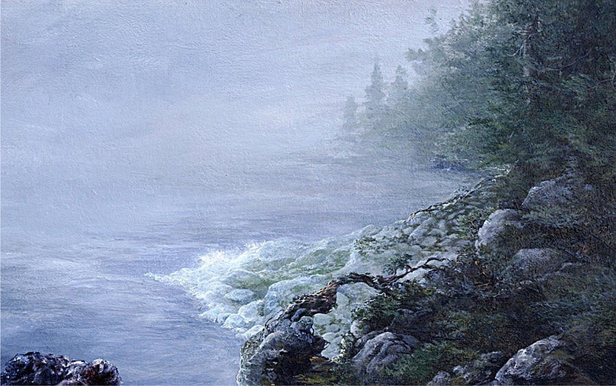 Seascape Painting - Island by Jay Garfinkle