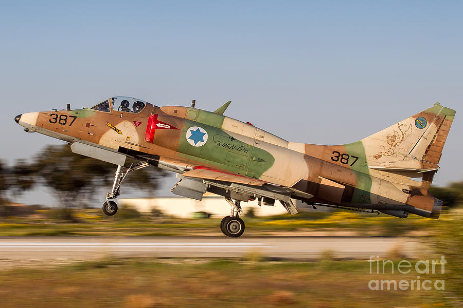 Israel Air Force A-4 skyhawk #1 Photograph by Nir Ben-Yosef