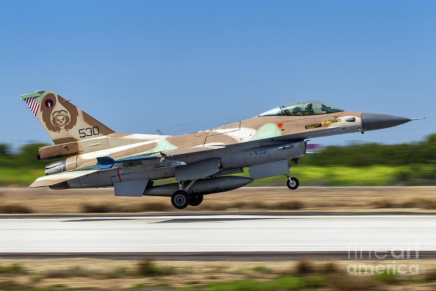 Israel Air Force F-16c Barak 1st Fighter Squadron #1 Photograph by Nir Ben-Yosef