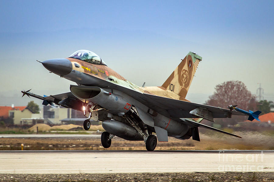 Israel Air Force F-16C Barak #1 Photograph by Nir Ben-Yosef