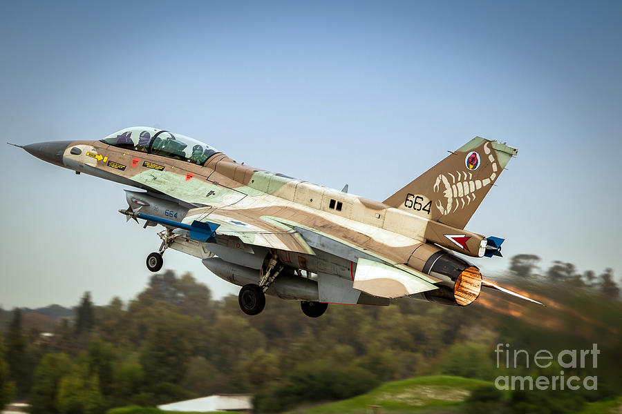 Israel Air Force F-16D Barak #1 Photograph by Nir Ben-Yosef
