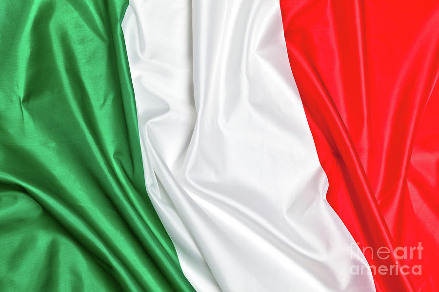 Italian Flag Background #1 Photograph by Gualtiero Boffi
