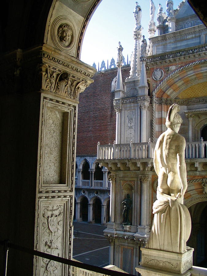 Italy Venice Doges Palace #1 Photograph by Yvonne Ayoub