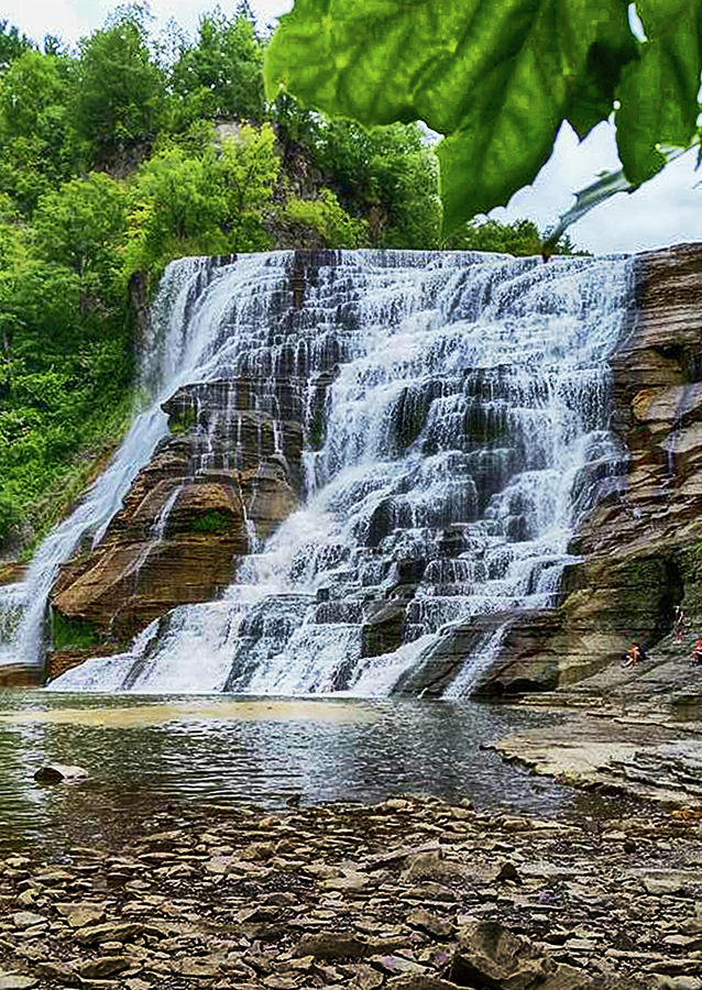Ithaca Falls #1 Photograph by Judy Hall-Folde