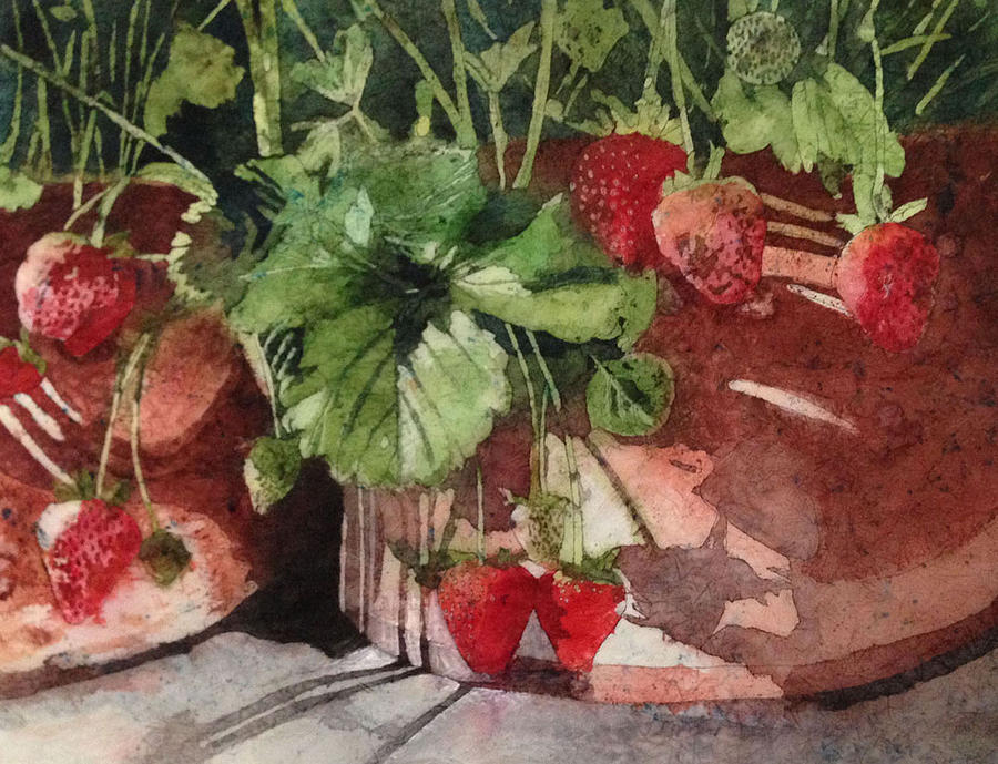 Its Berry Season #2 Painting by Diane Fujimoto