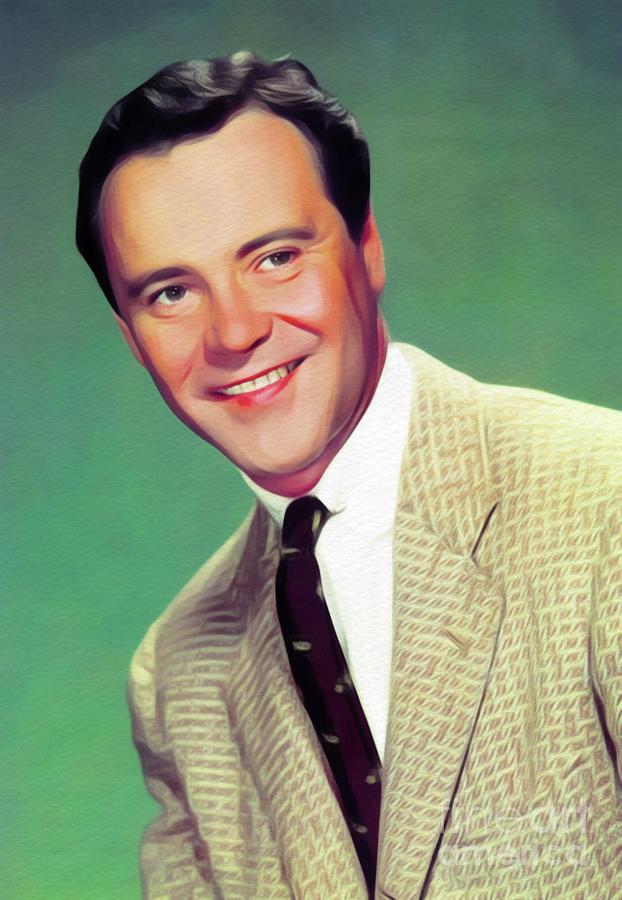 Hollywood Painting - Jack Lemmon, Vintage Movie Star #1 by Esoterica Art Agency