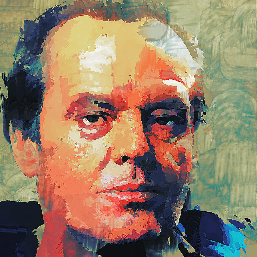 Jack Nicholson portrait #1 Digital Art by Yury Malkov