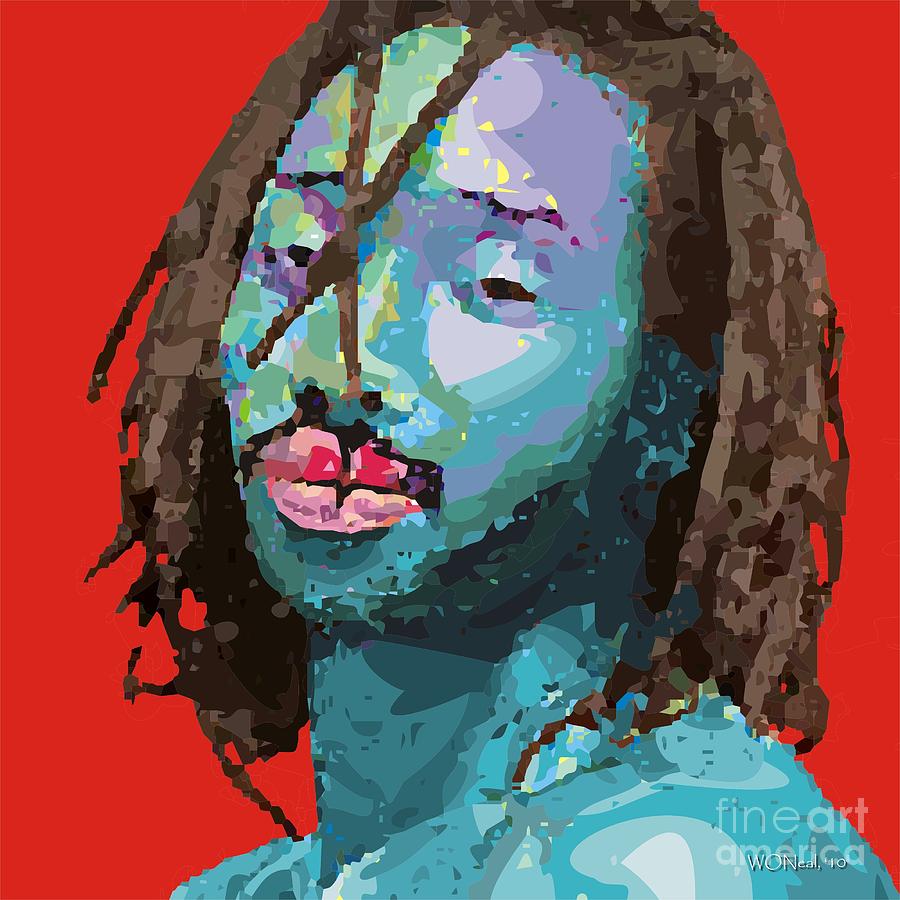 Portrait Digital Art - Jahmal by Walter Neal