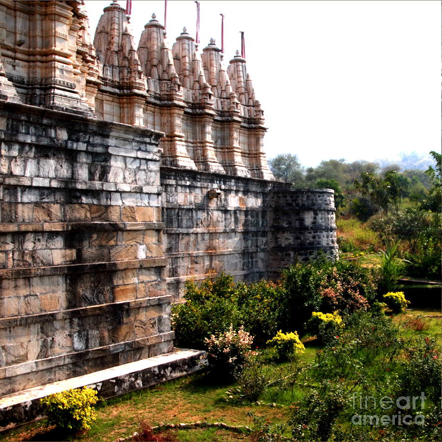 Jain Temple Exterior #2 Photograph by Jacqueline M Lewis