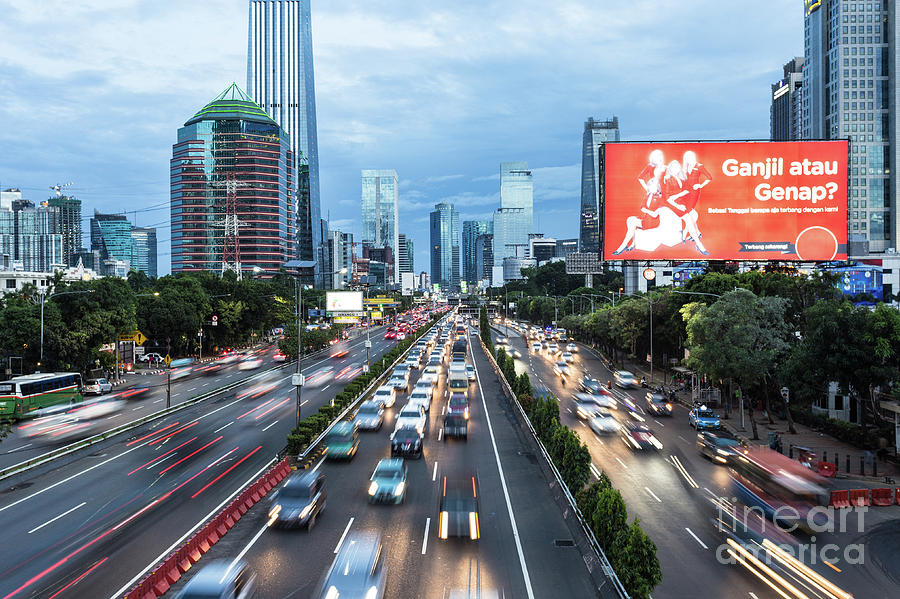 Jakarta rush #1 Photograph by Didier Marti