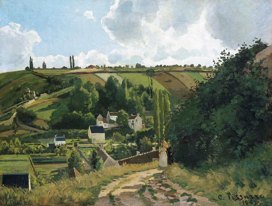 Camille Pissarro Painting - Jalais Hill, Pontoise #1 by Camille Pissarro