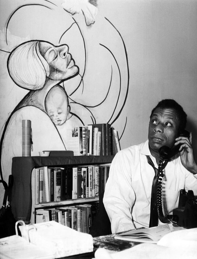 Portrait Photograph - James Baldwin, 1963 by Everett