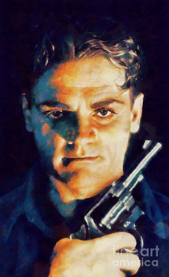 James Cagney, Vintage Hollywood Legend Painting