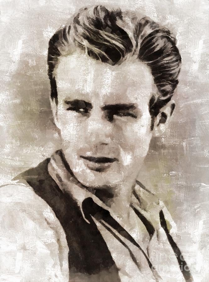 James Dean Hollywood Legend Painting