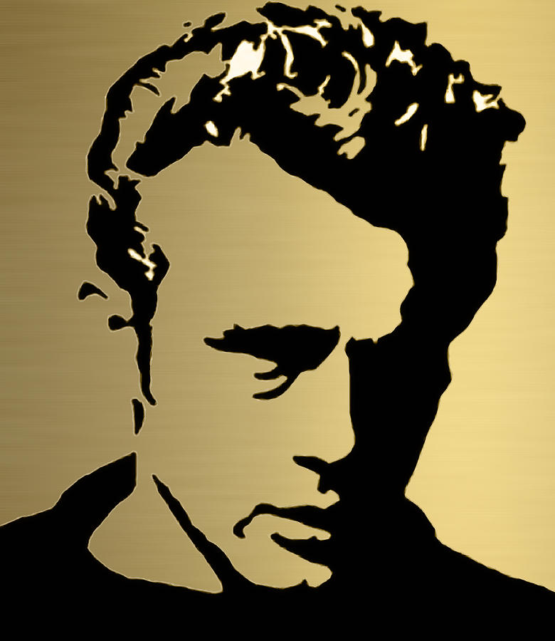 James Dean #1 Mixed Media by Marvin Blaine