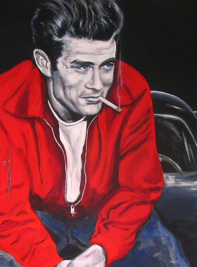 James Dean Painting - James Dean Put His Picture in a Picture Show #1 by Eric Dee
