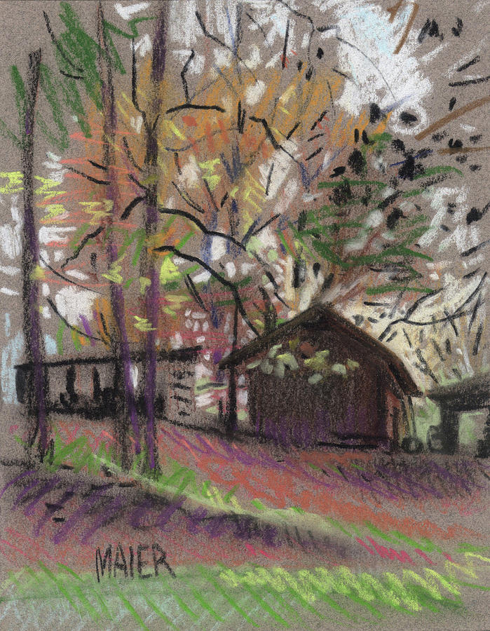 Jamess Barn #1 Painting by Donald Maier