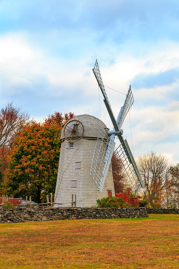 Jamestown Windmill #1 Photograph by Bryan Bzdula