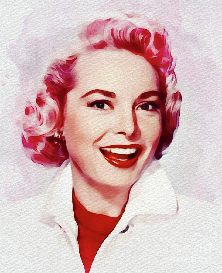 Hollywood Painting - Janet Leigh, Vintage Movie Star #1 by Esoterica Art Agency