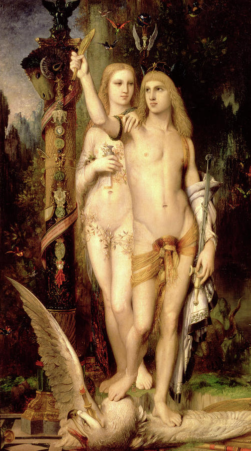 Greek Painting - Jason and Medea #1 by Gustave Moreau