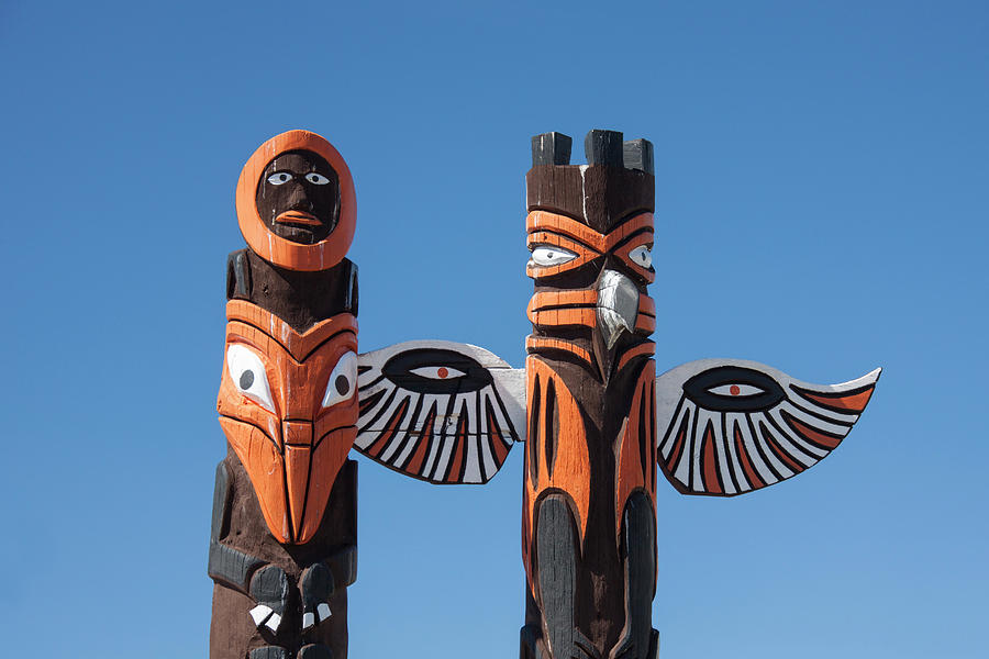 Jasper Totem Poles #1 Photograph by Arterra Picture Library