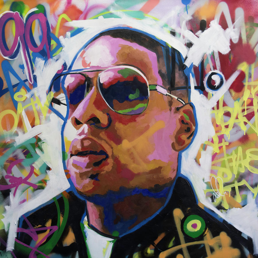 Jay Z #1 Painting by Richard Day