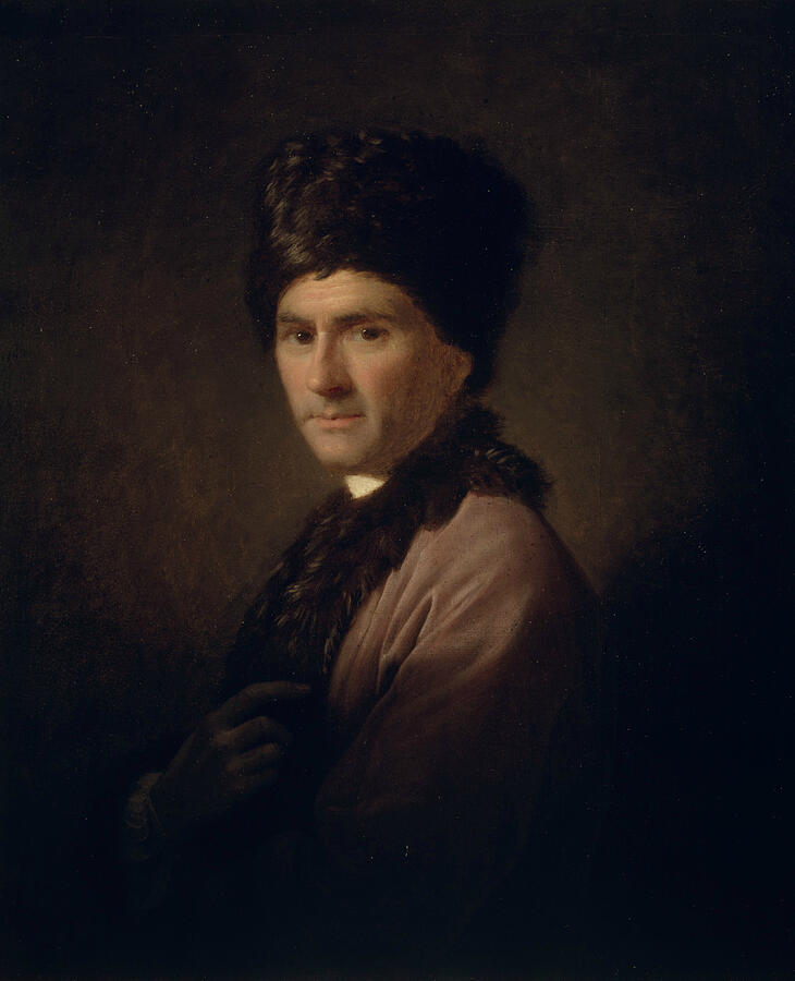 Jean-Jacques Rousseau  #2 Painting by Allan Ramsay