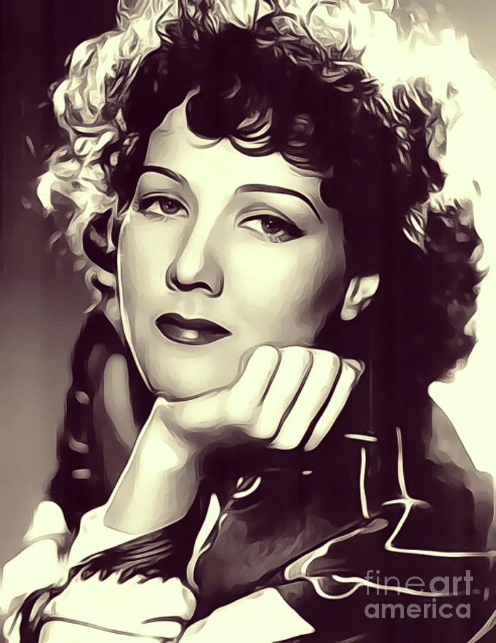 Hollywood Digital Art - Jean Parker, Vintage Actress #1 by Esoterica Art Agency
