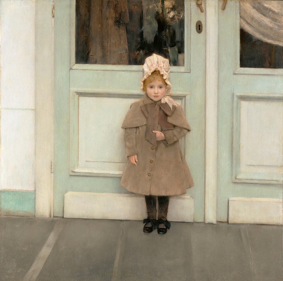 Jeanne Kefer #1 Painting by Fernand Khnopff