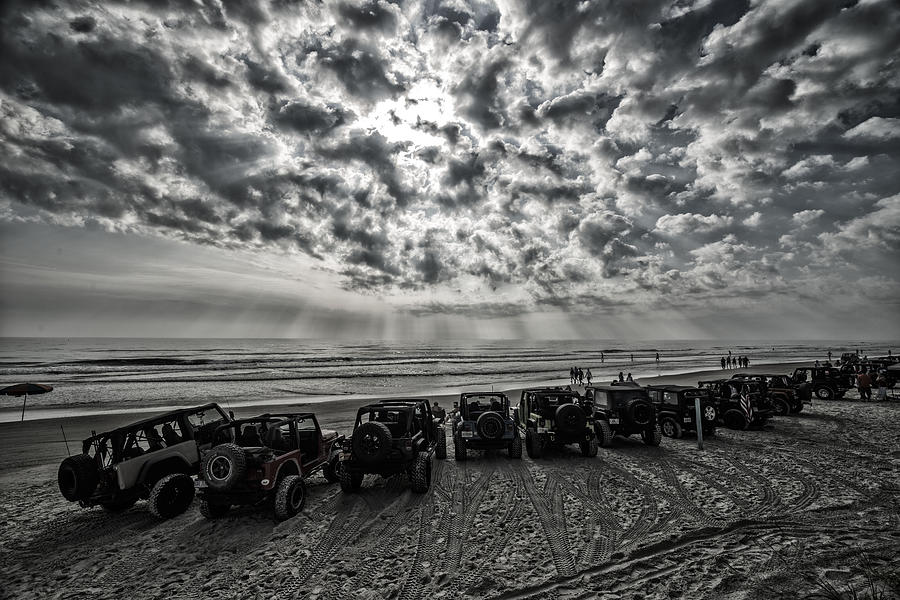 JeepS Daytona Beach Photograph by Kevin Cable