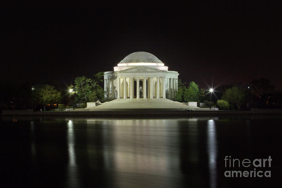 Jefferson Memorial Photograph by Karen Jorstad
