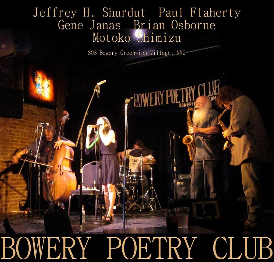 Jeffrey H. Shurdut at Bowery Poetry Club Mixed Media by Shurdut Shurdut