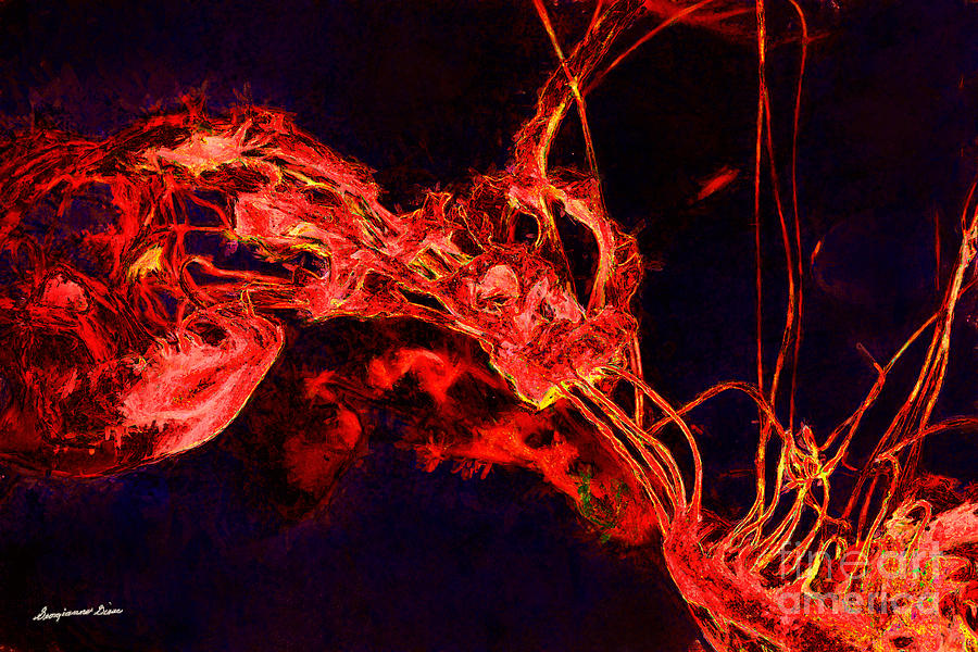 Jelly Fish Tango #1 Digital Art by Georgianne Giese