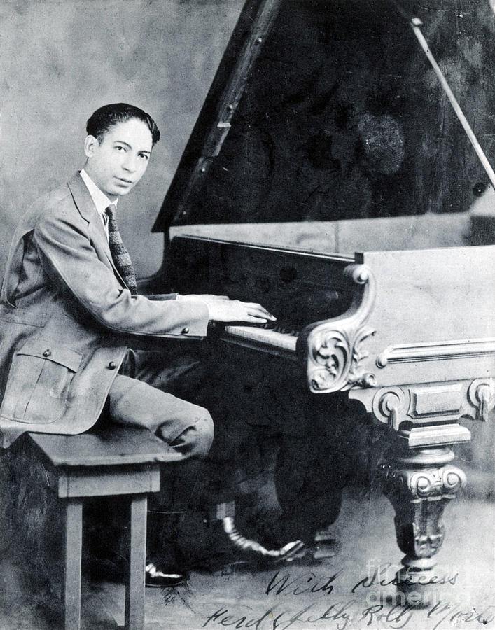 Jelly Roll Morton, American Jazz #1 Photograph by Science Source