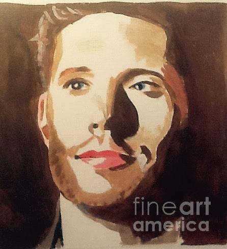 Jenson Ackles #1 Painting by Audrey Pollitt