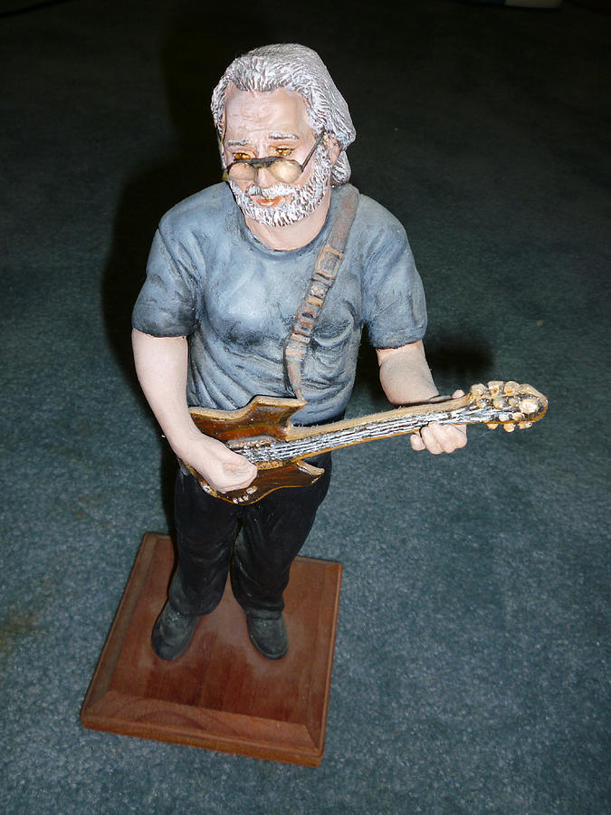 Jerry Garcia #1 Sculpture by Bryan Bustard