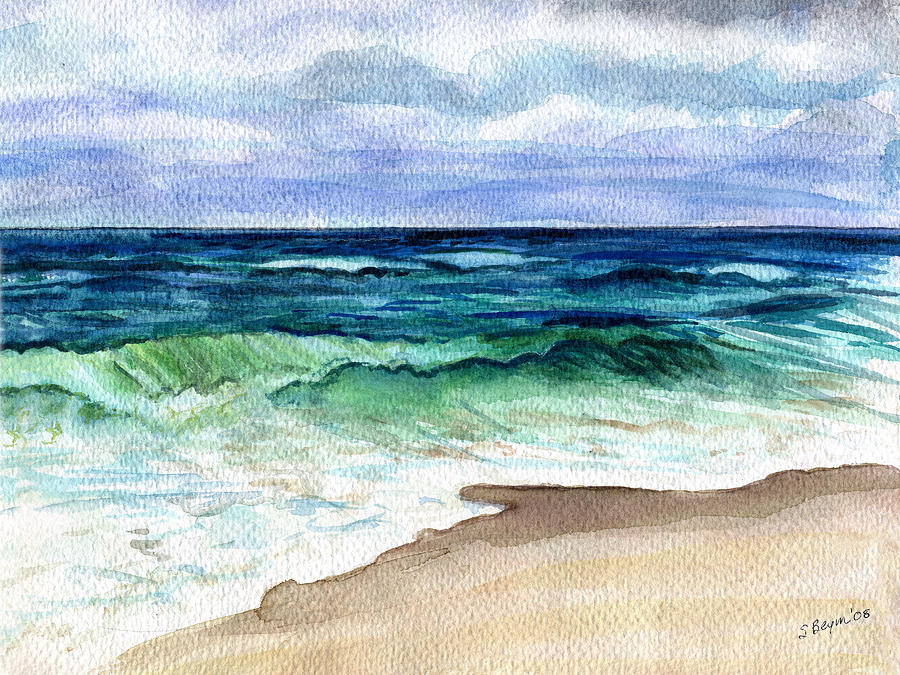 Jersey Shore Painting by Clara Sue Beym
