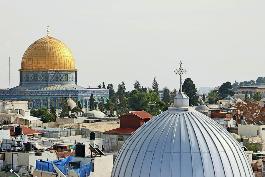 Jerusalem Domes #1 Photograph by Munir Alawi