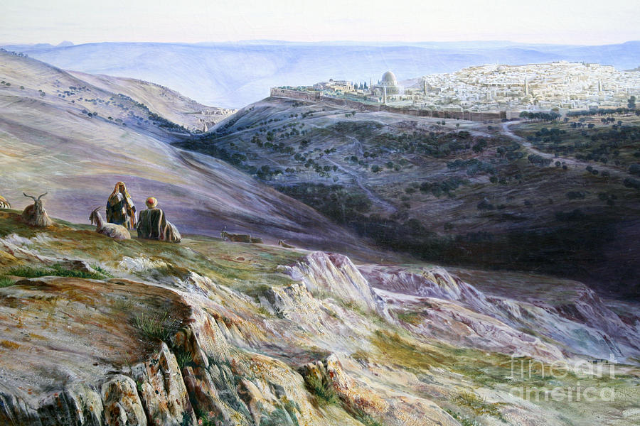 Jerusalem #1 Painting by Celestial Images