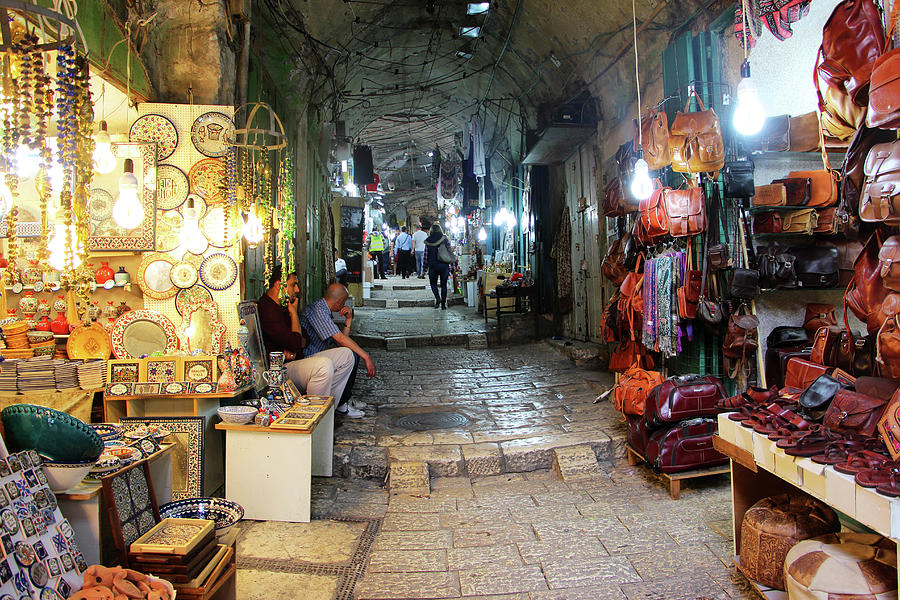 Jerusalem Shops #1 Photograph by Munir Alawi
