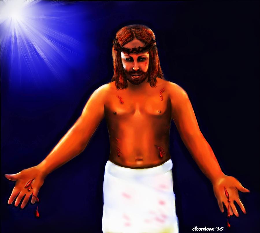 Jesus  #1 Digital Art by Carmen Cordova