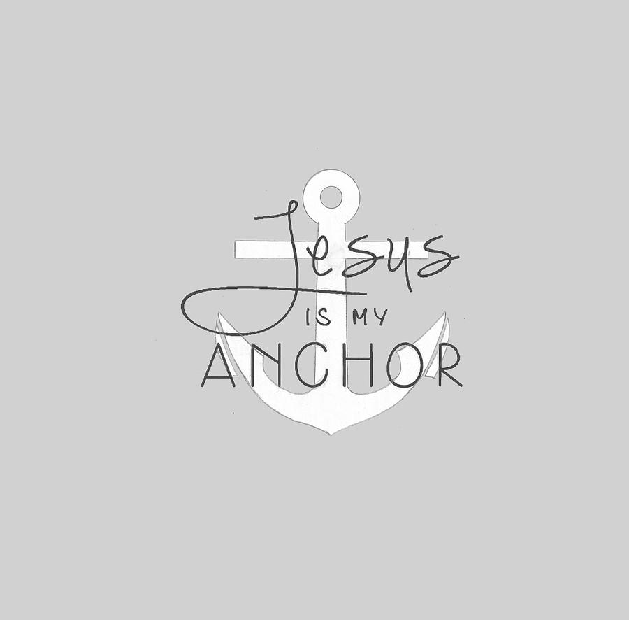 My Anchor T-shirt Painting by Herb Strobino