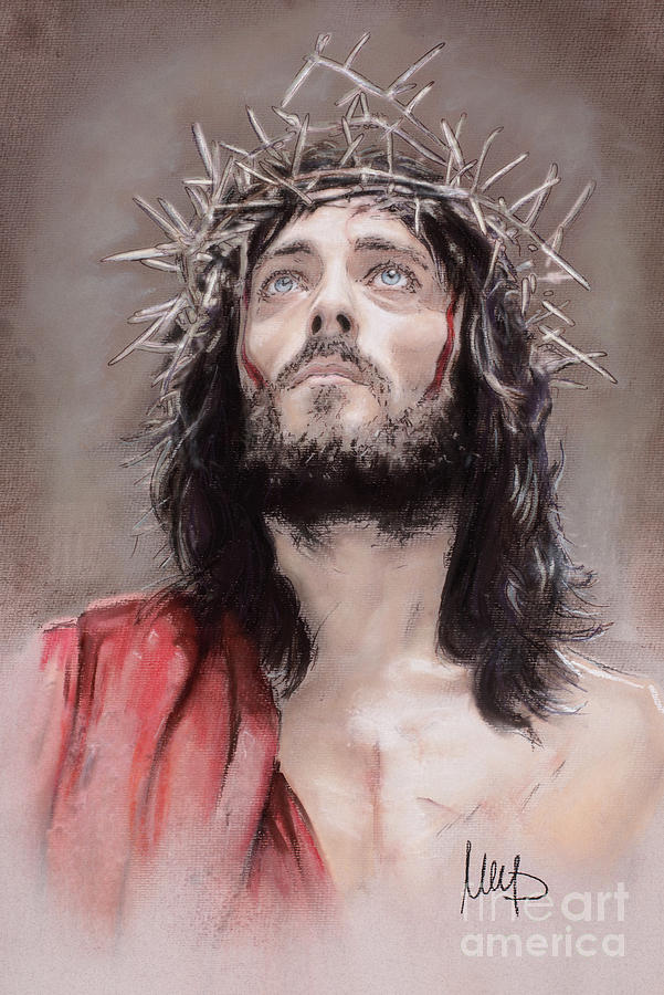 Jesus Christ Pastel - Jesus #1 by Melanie D