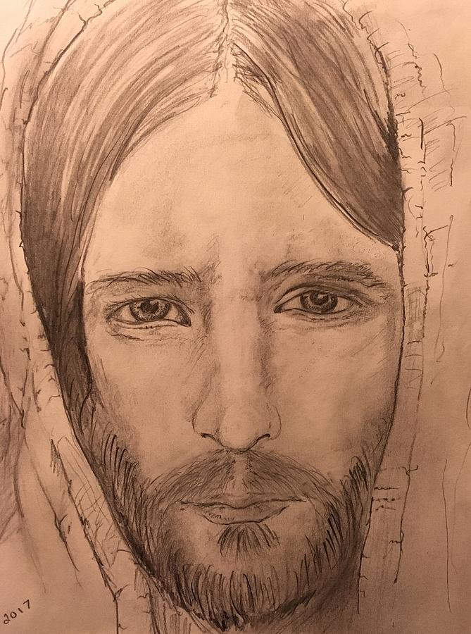 Jesus #1 Drawing by Robert Polley - Fine Art America