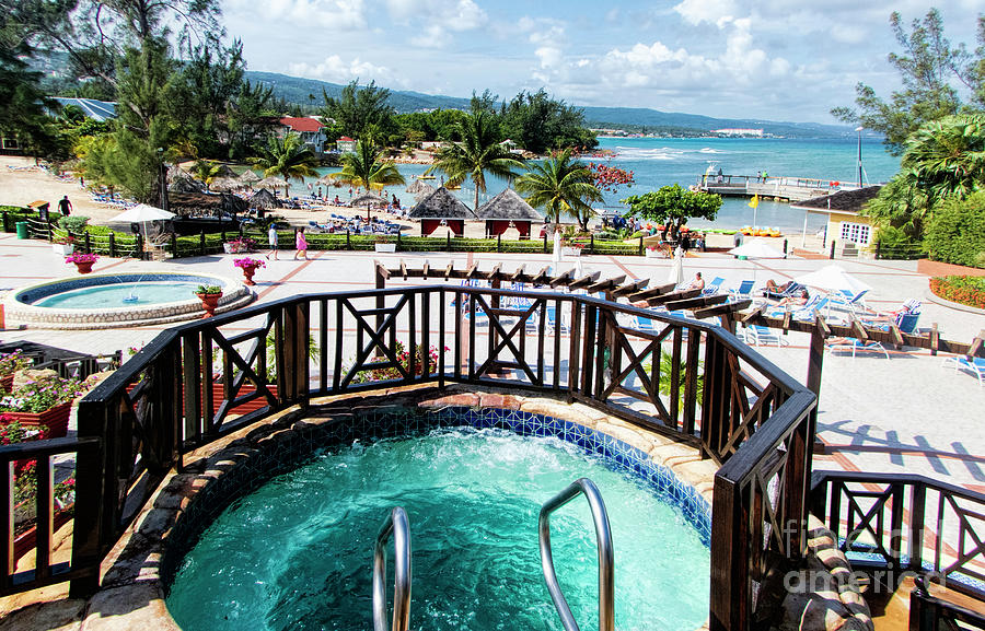 Jewel Paradise Cove Beach Resort and Spa in Jamaica #1 Photograph by David Oppenheimer