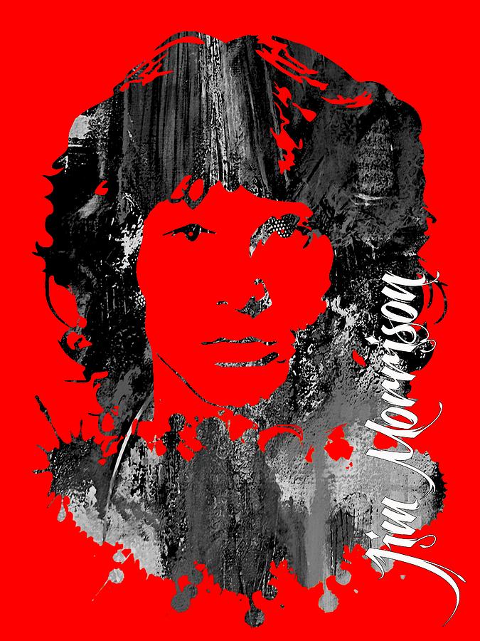 Jim Morrison Mixed Media - Jim Morrison Collecton #1 by Marvin Blaine