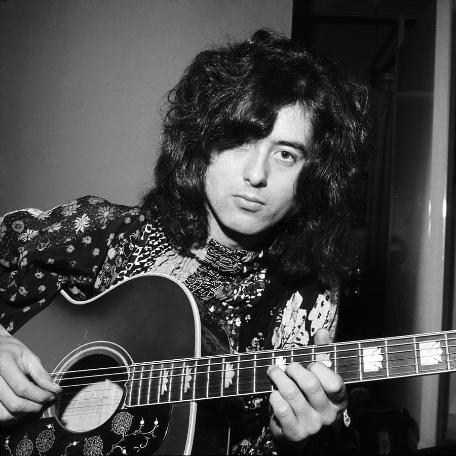 Jimmy Page Photograph - Jimmy Page 1970 #2 by Chris Walter